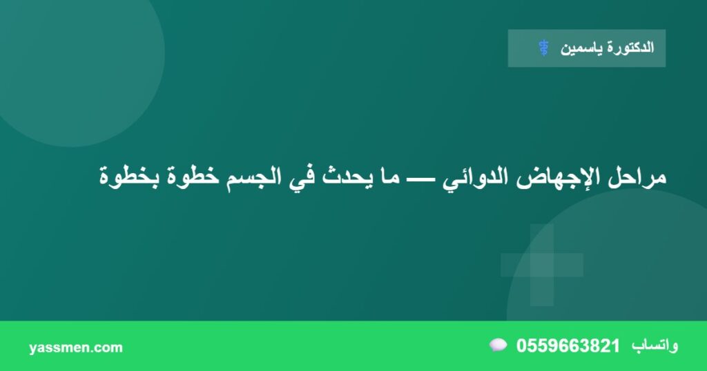 مراحل الإجهاض الدوائي — ما يحدث في الجسم خطوة بخطوة